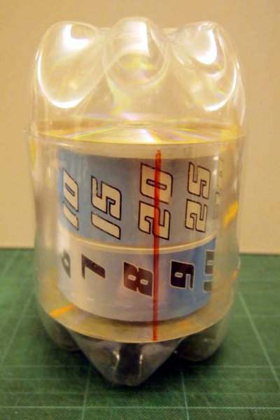 Soda Bottle “Cylinder Clock” Does a Lot, With a Little